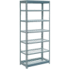 Global Industrial™ Heavy Duty Shelving 36"W x 18"D x 72"H With 6 Shelves - Wire Deck - Gray