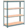 Global Industrial Extra Heavy Duty Shelving 48"W x 12"D x 72"H With 4 Shelves, Wood Deck, Gry