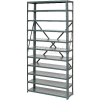 Global Industrial Steel Open Shelving 10 Shelves No Bin - 36x18x73