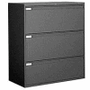 Global™ 9300 Series 36"W 3 Drawer Binder Lateral File - Black