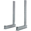 Global Industrial Single Sided Cantilever Upright, 64"Dx16'H, For 3000-5000 Series