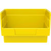 Akro-Mils Plastic Shelf Bin Nestable 30130 - 6-5/8"W x 11-5/8"D x 4"D Yellow