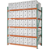 Global Industrial™ Record Storage Rack Starter Polyethylene Box 120"W x 48"D x 96"H