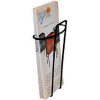Wire Brochure Holder Black 1 Pocket