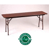 Correll Folding Table - Laminate - 18 X 60 - Walnut