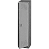 Pucel Heavy Duty Extra Wide Welded Steel Locker Single Tier 18x18x75 1 Door Gray