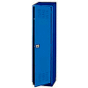Pucel Heavy Duty Extra Wide Welded Steel Locker Single Tier 18x18x75 1 Door Blue