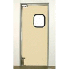 Aleco® 3'0" x 7'0" Single Panel Light Duty Beige Impact Door 431094