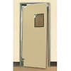 Aleco® 2'6" x 7'0" Single Panel Medium Duty Beige Impact Door 432071