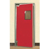 Aleco® 3'0" x 7'0" Single Panel Medium Duty Red Impact Door 432079