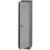 Pucel Heavy Duty Extra Wide Welded Steel Locker Single Tier 18x18x75 1 Door Gray