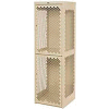 Pucel Heavy Duty Extra Wide Vented Steel Locker Single Tier 18x18x75 1 Door Putty