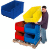 Quantum Hulk Plastic Stacking Bin QUS997BL 23-7/8 x 35-7/8 x 17-1/2 Blue