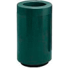 Fiberglass Waste Receptacle with Open Top - 25 Gallon Capacity Green - 7C-2034T-PD-28