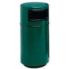 Fiberglass Trash Container with Dome Top - 25 Gallon Capacity Green - 7C-2040T-PD-28