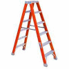 Louisville 12' Dual Access Fiberglass Step Ladder - 375 lb Cap. - FM1412HD