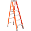 Louisville 6' Fiberglass Step Ladder - 300 lb Cap. - FS150-6
