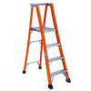Louisville 6' Fiberglass Platform Step Ladder - 300 lb Cap. - FP1506