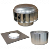 Envira-North Hurricane™ Turbine Ventilator 12 Inch Straight Flue