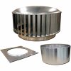 Envira-North Hurricane™ Turbine Ventilator 36 Inch Straight Flue