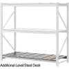 Global Industrial Additional Level, Steel Deck, 96"Wx36"D
