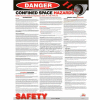 Poster, Confined Space Hazards, 24 x 18