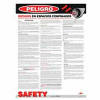 Poster, Confined Space Hazards (Spanish), 24 x 18