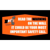 Banner, Read the Warning, 3ft x 5ft