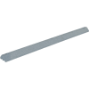 Lightweight Recycled Plastic Car Stop, 72"L x 6"W x 3-1/4"H, Gray