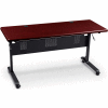 Balt® Flipper Training Table, 36" x 24" Mahogany