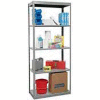 Hallowell Steel Shelving 36"Wx24"Dx85"H Open Clip Style 5 Shelf