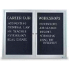United Visual Products Two-Door Outdoor Letter Board - 42"W x 32"H