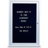 United Visual Products One-Door Indoor Letter Board - 24"W x 36"H