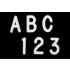 United Visual Products 1/2" Letters - 435 Pieces