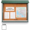 United Visual Products Sliding-Door Outdoor Message Center - 52"W x 40"H - White