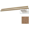 United Visual Products Posts and Hardware for Outdoor Message Center - Weathered Wood