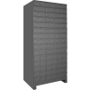 Durham Steel Drawer Cabinet 026-95 - With 90 Drawers 34"W x 11-3/4"D x 69-1/8"H