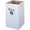 Safco® Corrugated Recycling Waste Receptacle, Package of 12 - 9745
