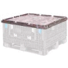 ORBIS CGP4048 BulkPak Folding Bulk Shipping Container Lid - 48"L x 40"W Black
