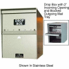 Jayco Standard Drop Box Locker 1" Incoming Slot and Envelope Slot Gray