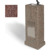 Concrete Upright Drinking Fountain, Red Quartzite