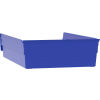 Akro-Mils Plastic Shelf Bin Nestable 30178 - 11-1/8"W x 17-5/8"D x 4"H Blue
