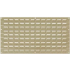 Global Industrial Louvered Wall Panel Without Bins 18x19 Tan - Pkg Qty 4