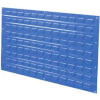 Global Industrial Louvered Wall Panel Without Bins 36x19 Blue - Pkg Qty 4