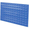Global Industrial™ Louvered Wall Panel Without Bins 36x19 Blue - Pkg Qty 4