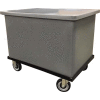 Bayhead GY-ST-C Plastic Container With Lid and Dolly 28x22x20-1/2