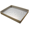 Rotationally Molded Plastic Tray 15x10-3/4x1 Gray