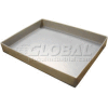 Rotationally Molded Plastic Tray 25 X17x2 Gray