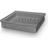 Rotationally Molded Plastic Tray 20 X20x4-1/2 Gray