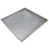 Rotationally Molded Plastic Tray 29-1/2 x29-1/2x2 Gray